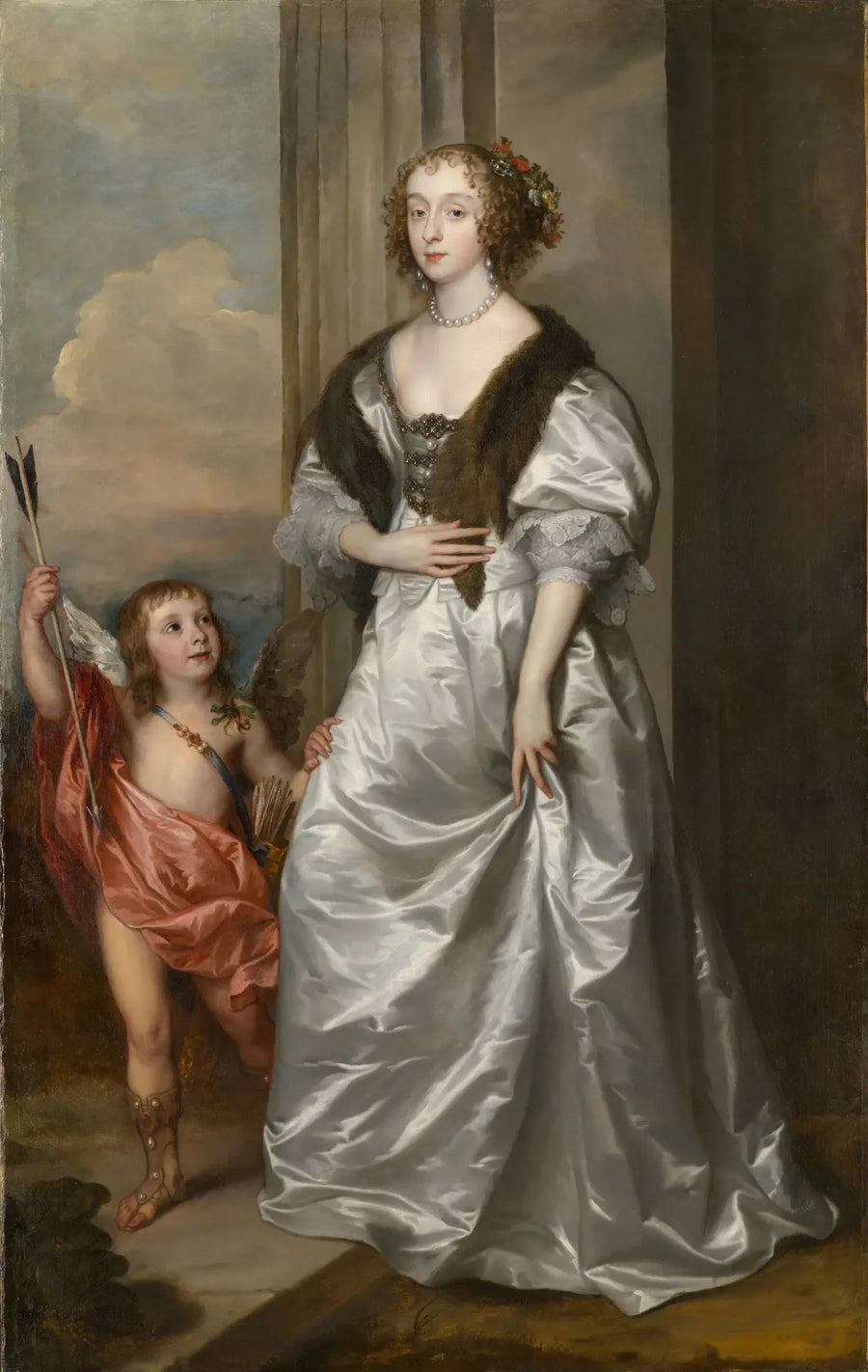 Lady Mary Villiers, zukünftige Herzogin von Richmond und Lennox, mit Charles Hamilton, Lord Arran - Antoine van Dyck