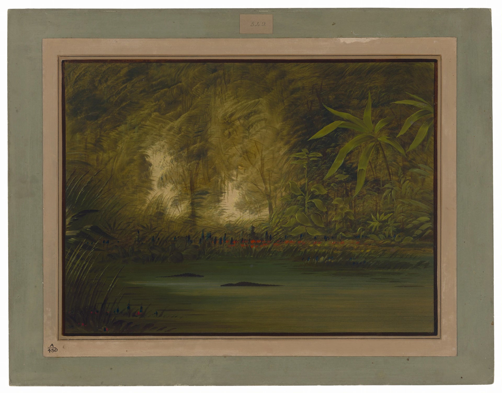 Une lagune de la Haute Amazonie - George Catlin