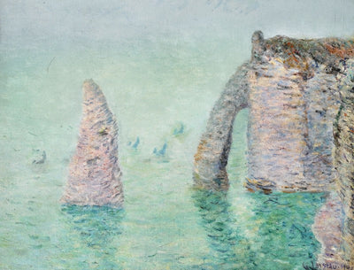L’aiguille Et La Porte D’aval (étretat) - Gustave Loiseau - Alpha Reproduction