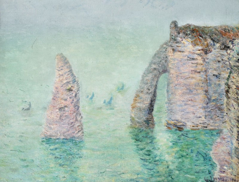 Der Nadel und Das Tor im Süden (Étretat) - Gustave Loiseau