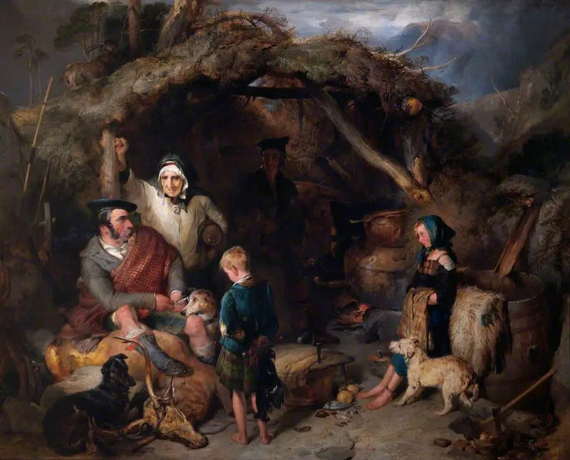 Der illegale Whisky-Destillationsapparat der Highlands - Edwin Henry Landseer