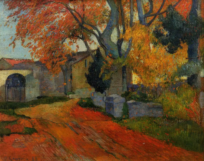 Die Allee der Alyscamps - Paul Gauguin