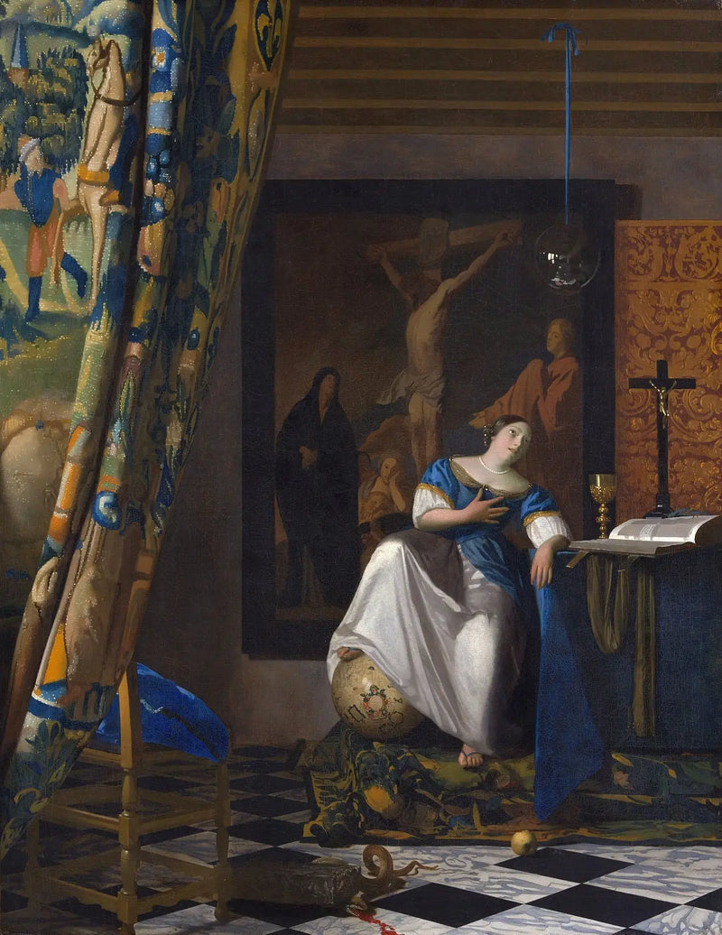 Die Allegorie des Glaubens - Johannes Vermeer