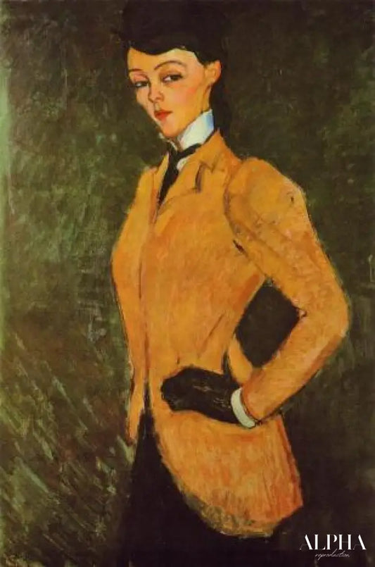 L'Amazone (Modigliani) - Amedeo Modigliani - Reproductions de tableaux et peintures haut de gamme