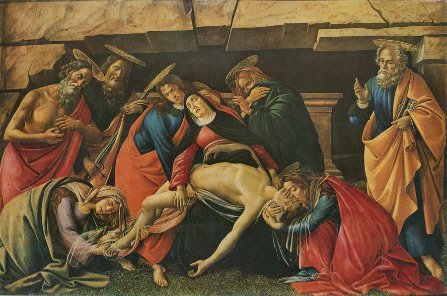 Die Klage um den toten Christus - Sandro Botticelli