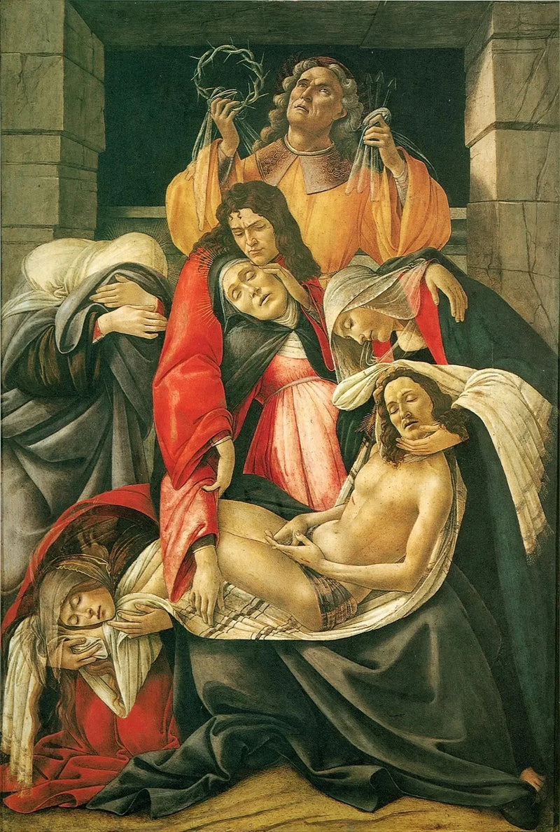 Die Klage um den toten Christus - Sandro Botticelli