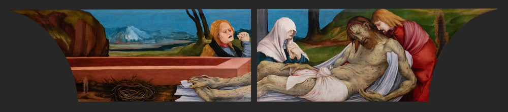 Lamentation - Matthias Grünewald image 1 copie peinte à la main à l’huile