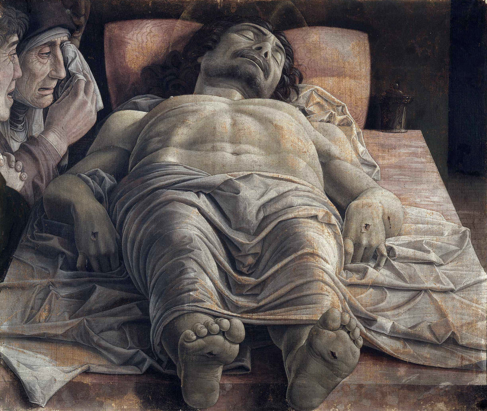 Lamentation sur le Christ mort - Andrea Mantegna image 1 copie peinte à la main à l’huile