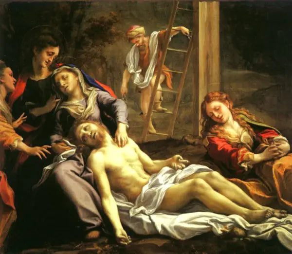 Klage über den toten Christus - Antonio da Correggio