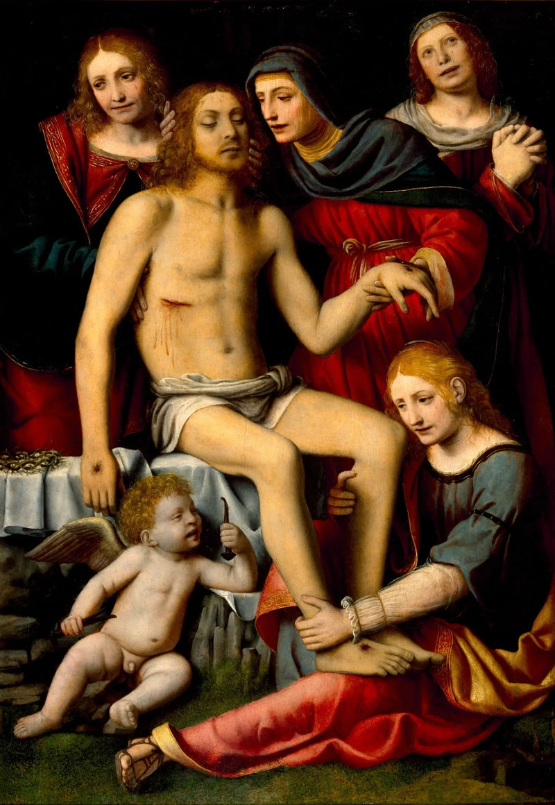 Klage über den toten Christus - Bernardino Luini