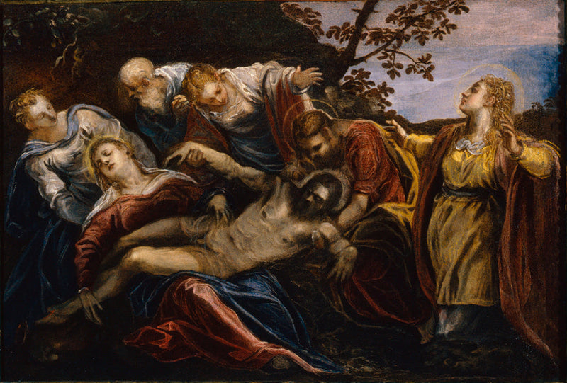 Klage über den toten Christus - Jacopo Tintoretto
