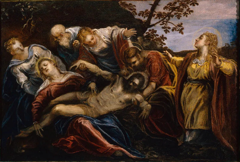 Klage über den toten Christus - Jacopo Tintoretto