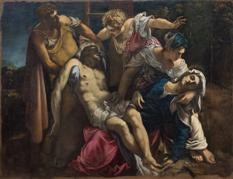 Klage über den toten Christus - Jacopo Tintoretto