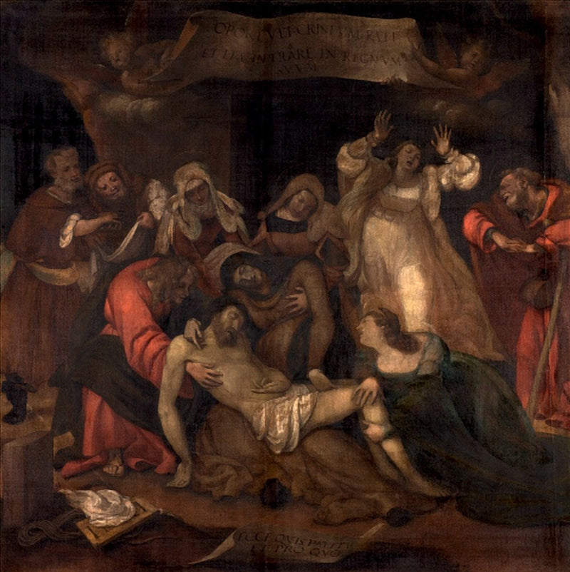 Klage über den toten Christus - Lorenzo Lotto