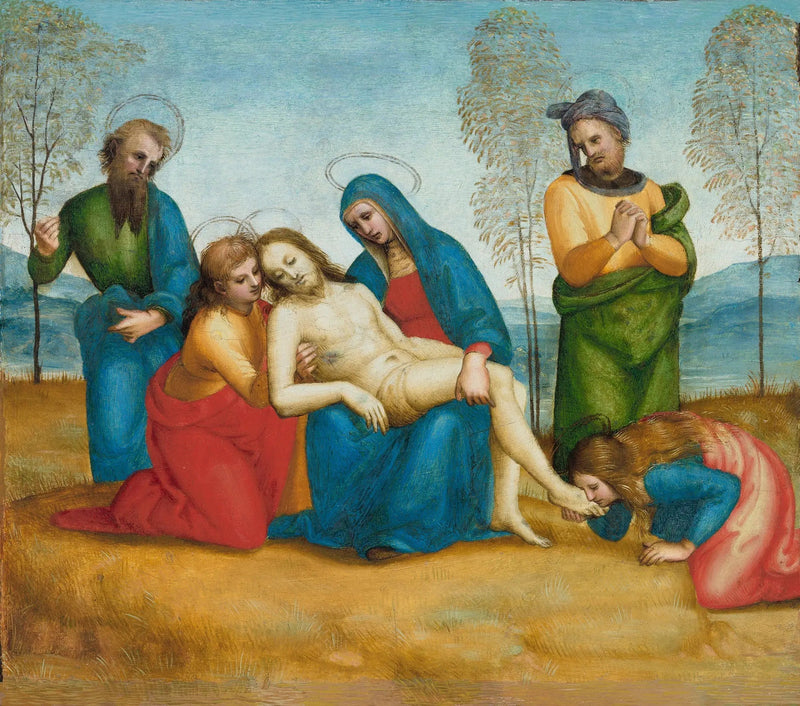 Klage um den toten Christus - Raphael Sanzio