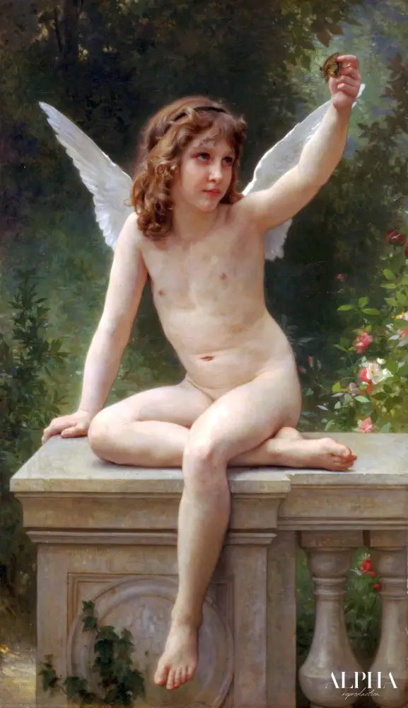 L'amour dans le look - William Bouguereau - Reproductions de tableaux et peintures haut de gamme