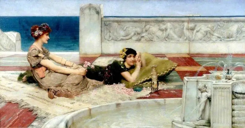 Die Liebe in der Muße - Lawrence Alma-Tadema