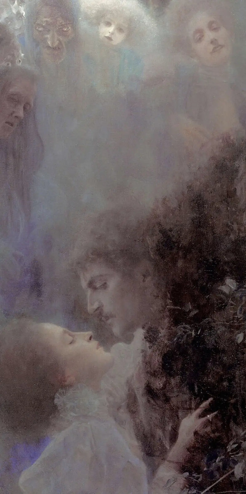 💘 Die Liebe (Detail) – Gustav Klimt (um 1895)