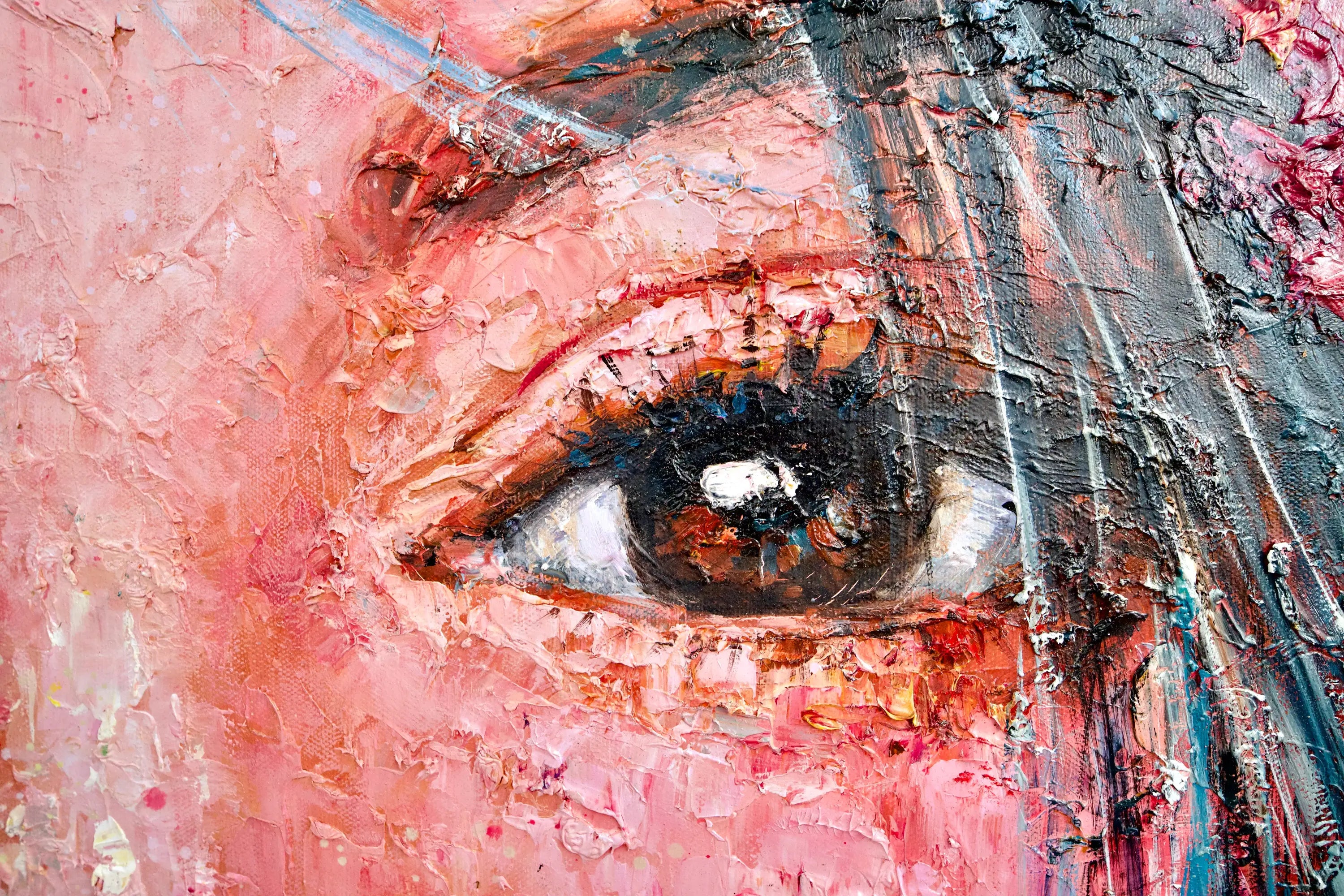 L’amour en Fleurs | 200 x 200 cm Reproductions de tableaux à la peinture à l’huile