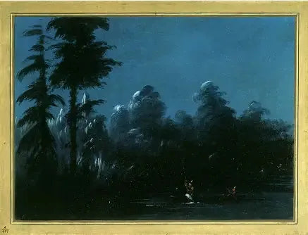 Lancer im Mondschein - Chaco - George Catlin