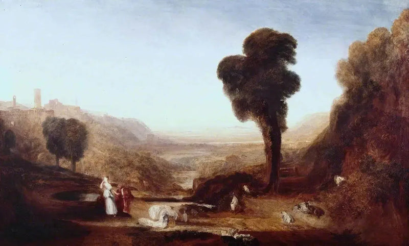 Landschaft: Christus und die Frau von Samaria - J. M. W. Turner