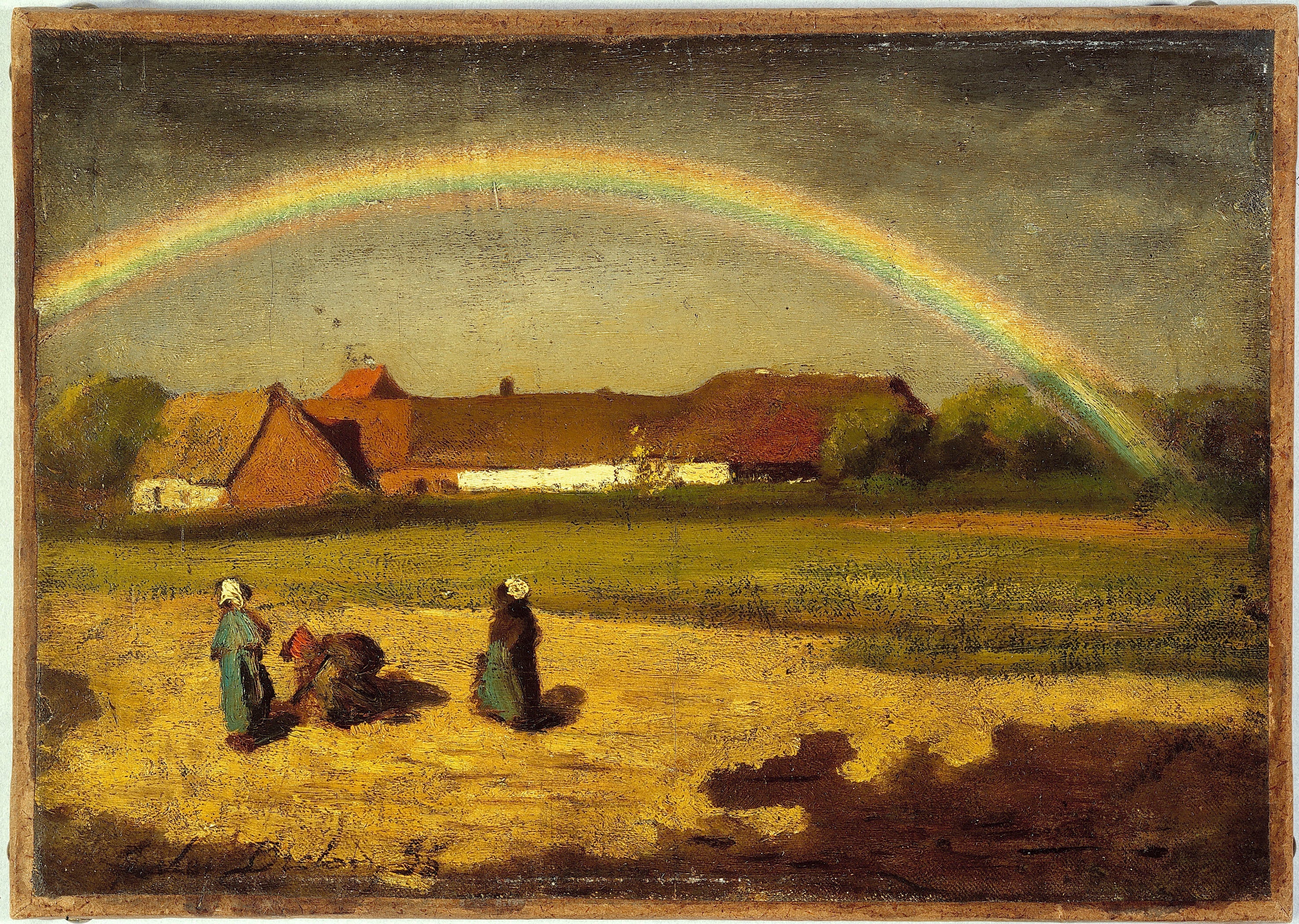 Der Regenbogen in Courrières - Jules Breton