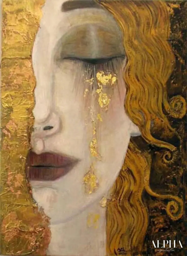 Larmes d'or - Gustav klimt - Reproductions de tableaux et peintures haut de gamme