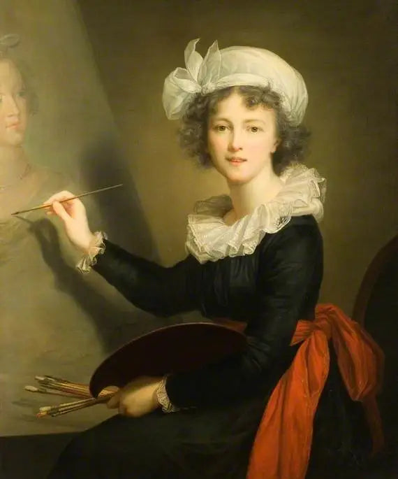 Der Künstler bei der Arbeit (Selbstporträt) - Élisabeth Vigée Le Brun