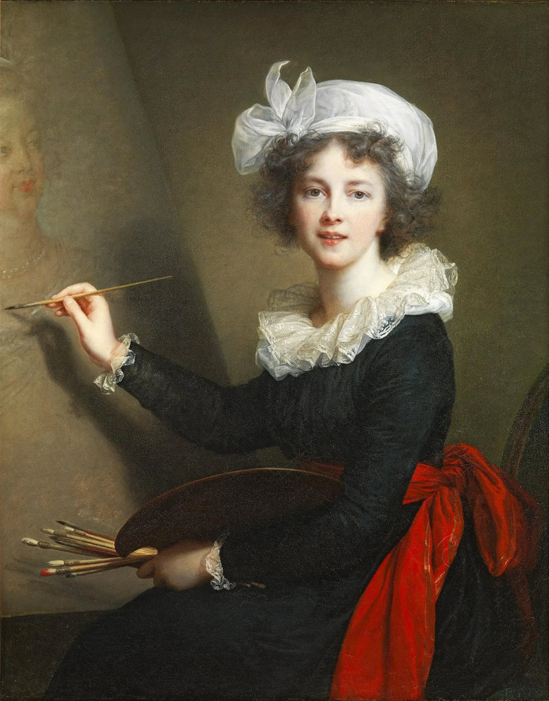 Der Künstler, der ein Porträt von Königin Marie-Antoinette anfertigt - Élisabeth Vigée Le Brun
