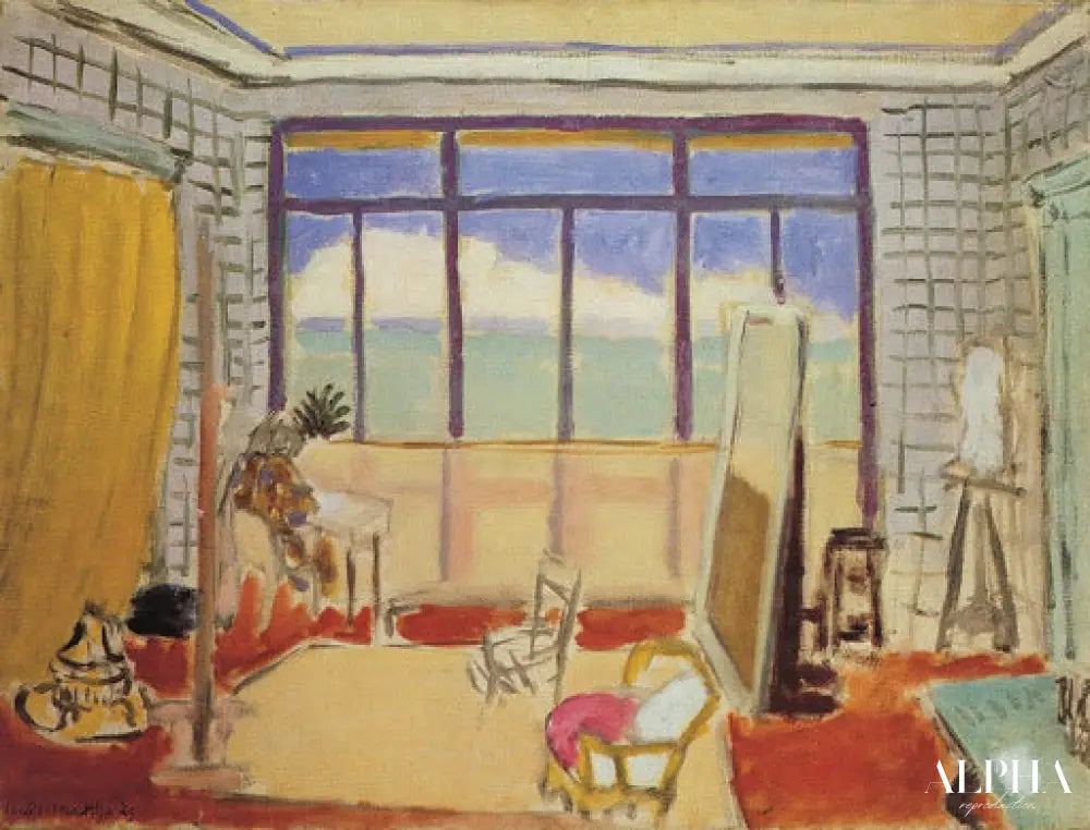 L'atelier 1929 - Matisse - Reproductions de tableaux et peintures haut de gamme