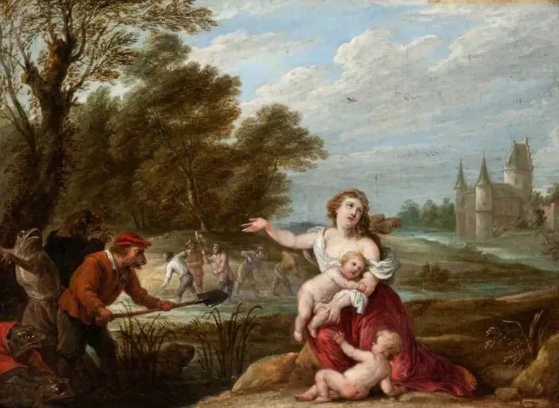 Latone und die lydischen Bauern - David Teniers der Jüngere
