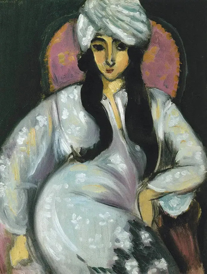 Laurette mit weißem Turban - Henri Matisse