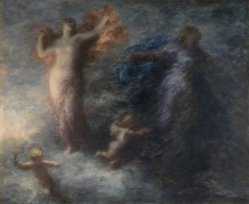 Die Morgenröte und die Nacht - Henri Fantin-Latour