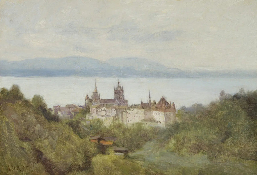 Lausanne und der Genfersee, Juli 1842 - Jean-Baptiste Camille Corot