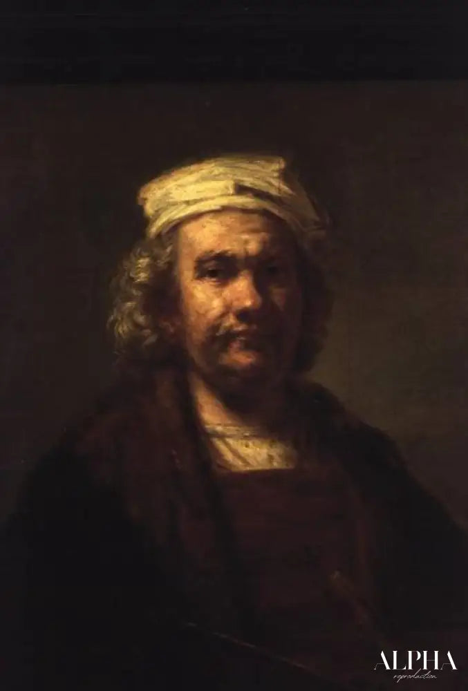 L'auto-portrait c.1660 - Rembrandt van Rijn - Reproductions de tableaux et peintures haut de gamme