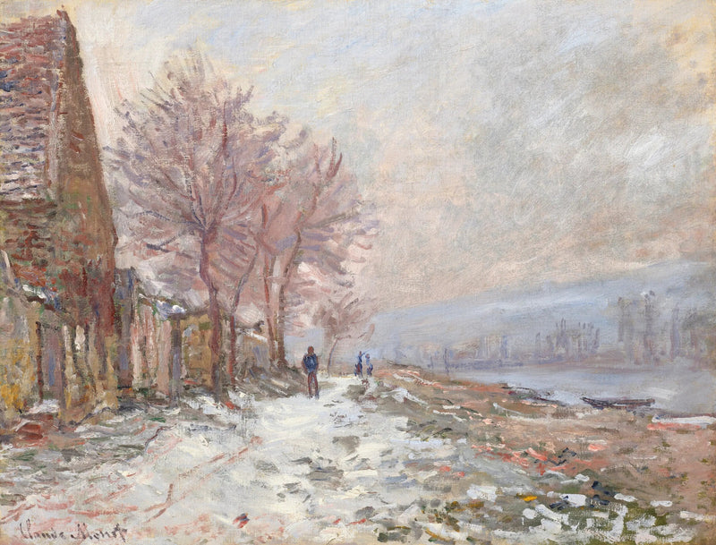 Lavacourt, der Winter - Claude Monet
