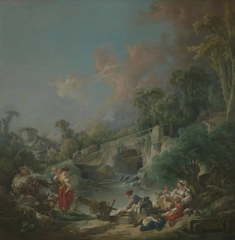 Waschfrauen - François Boucher