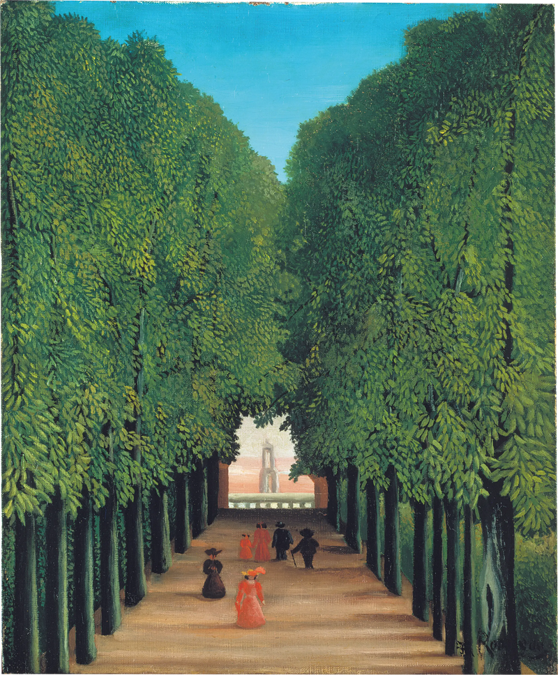 Die Avenue du parc de Saint-Cloud - Henri Rousseau
