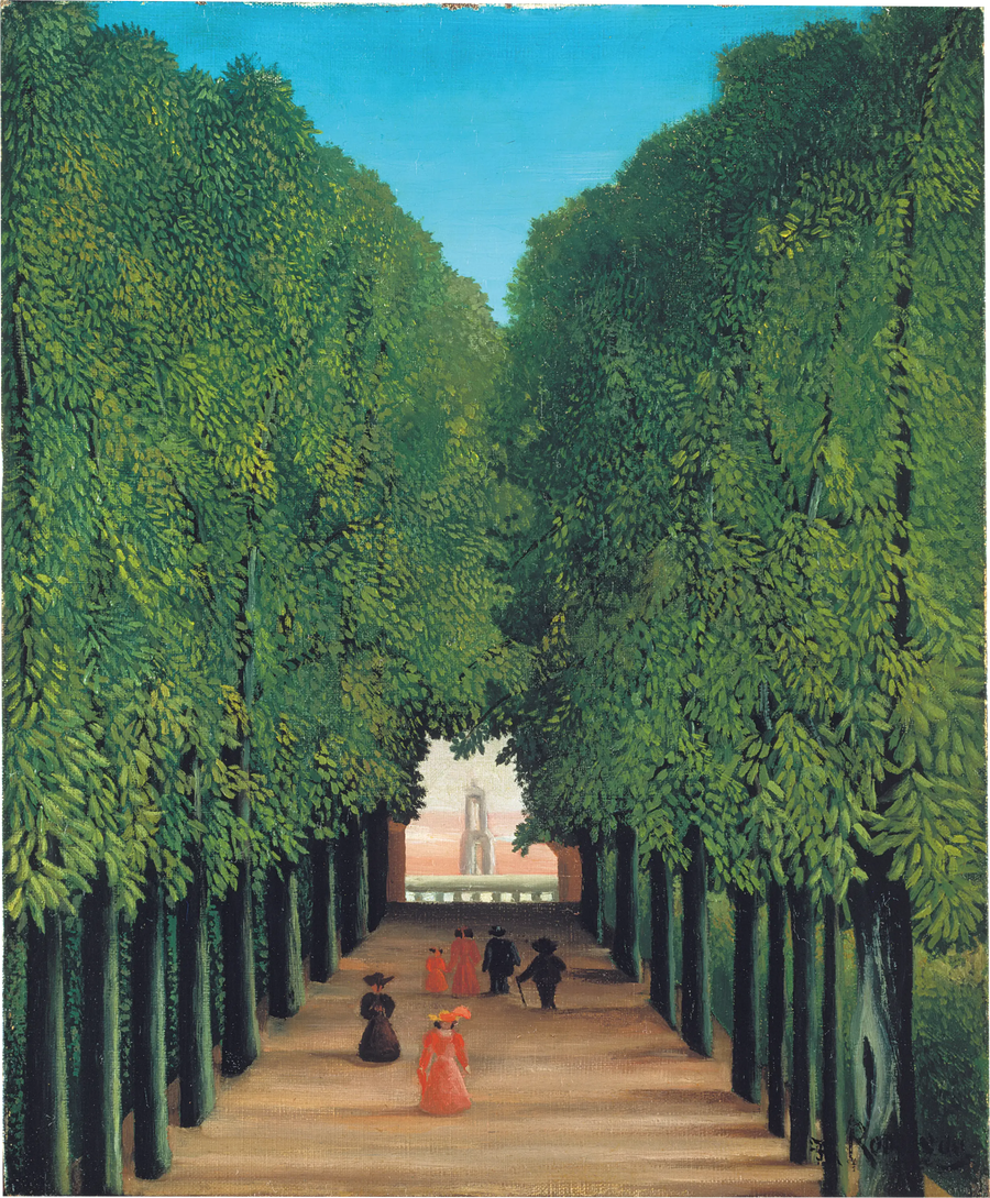 Die Avenue du parc de Saint-Cloud - Henri Rousseau