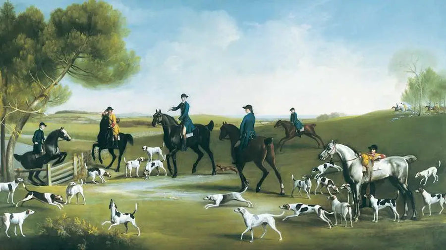 Der 3. Herzog von Richmond mit der Charlton-Jagd - George Stubbs