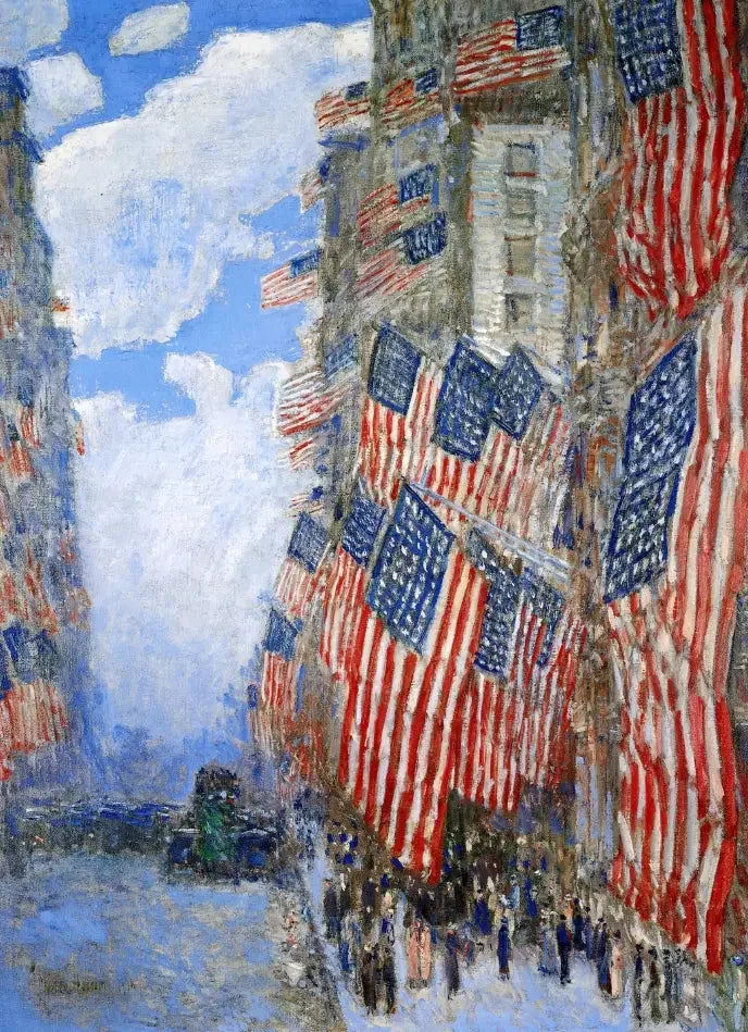 Der 4. Juli 1916 - Childe Hassam