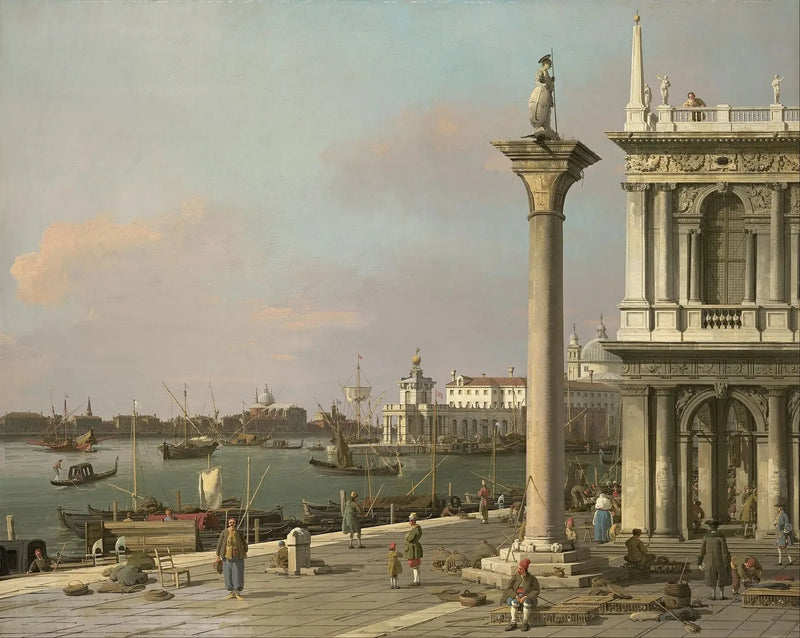 Der Bacino di San Marco depuis la Piazzetta - Canaletto