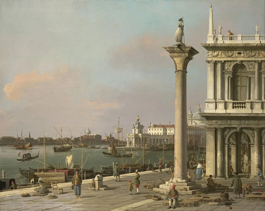 Der Bacino di San Marco depuis la Piazzetta - Canaletto