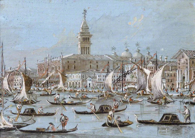 Das Becken, Venedig - Francesco Guardi