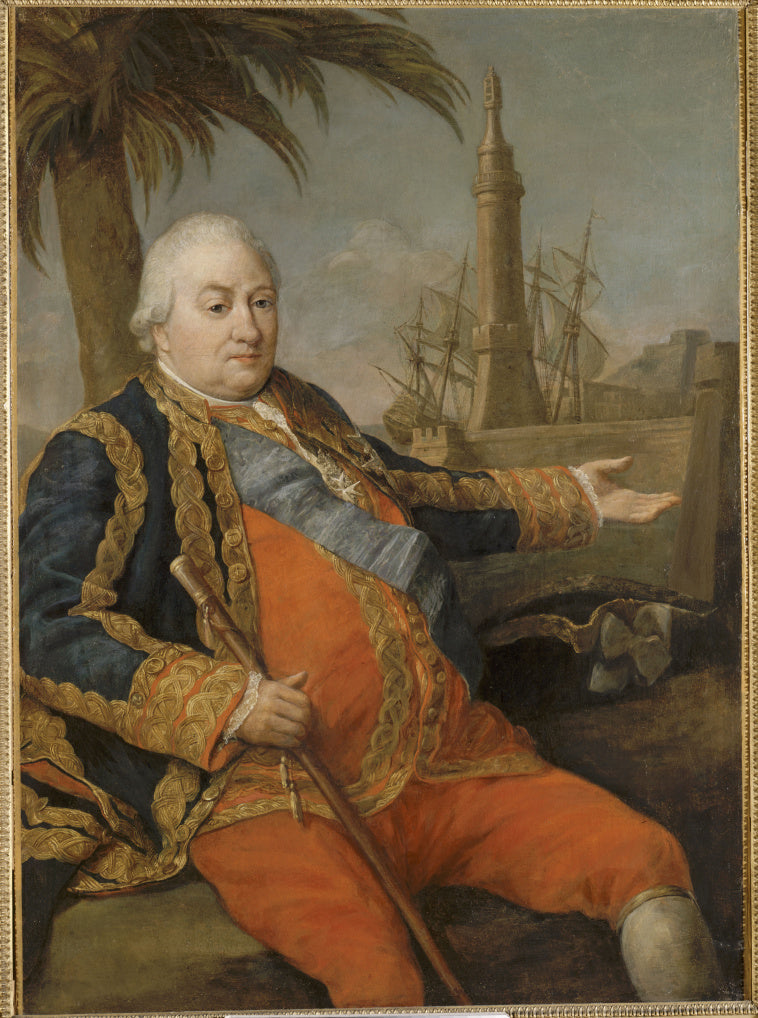 Der Bailli de Suffren, französischer Admiral (1726-1788) - Pompeo Batoni