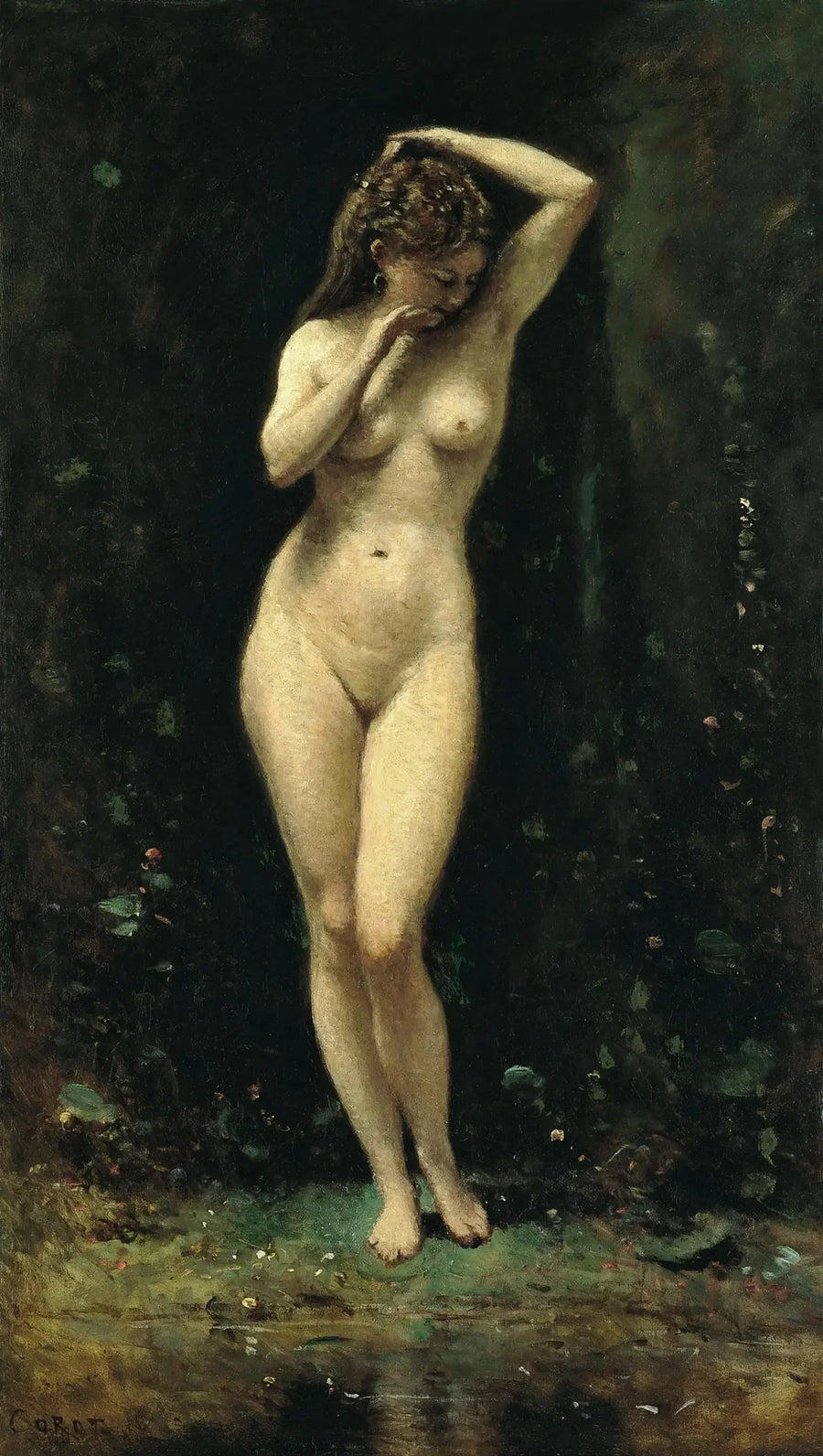 Diane's Bad (La Fontaine) - Jean-Baptiste Camille Corot