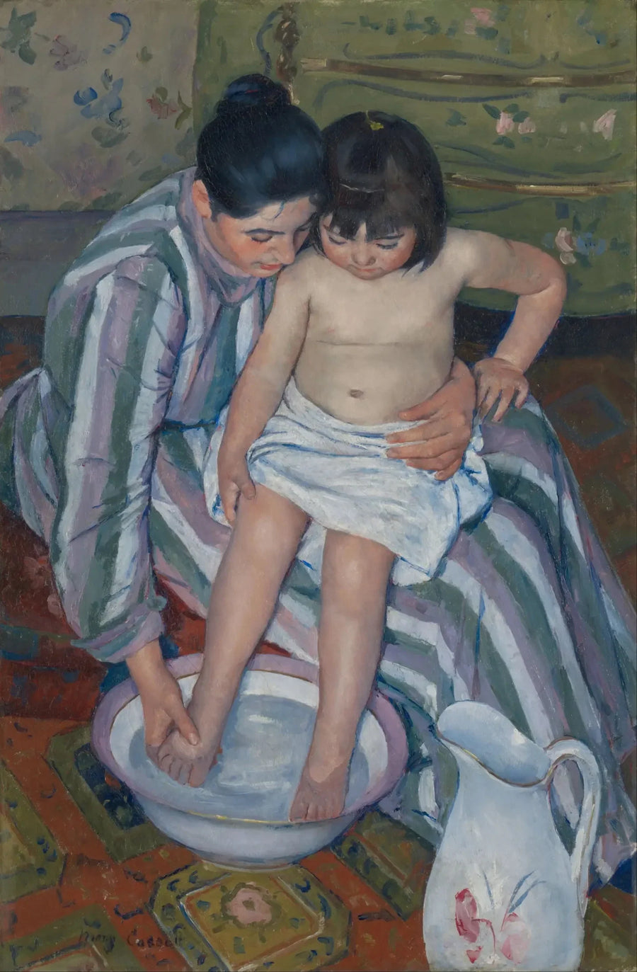 Das Bad - Mary Cassatt