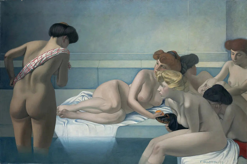 Le Bain turc - Félix Vallotton image 1 reproduction d’œuvre d’art à l’huile