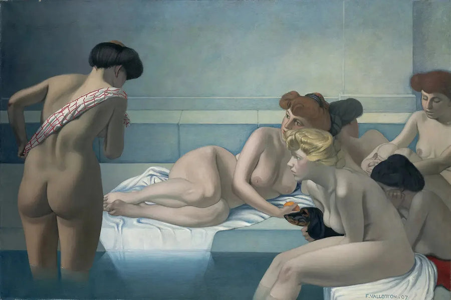 Das türkische Bad - Félix Vallotton