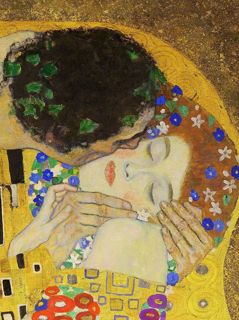 💋 Der Kuss (Detail IV) – Gustav Klimt (1907-1908)